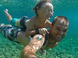 Underwater