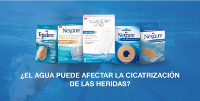 Cicatrización de heridas en agua
