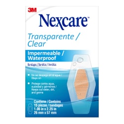 Nexcare Venditas Impermeables para proteger heridas en el agua.
